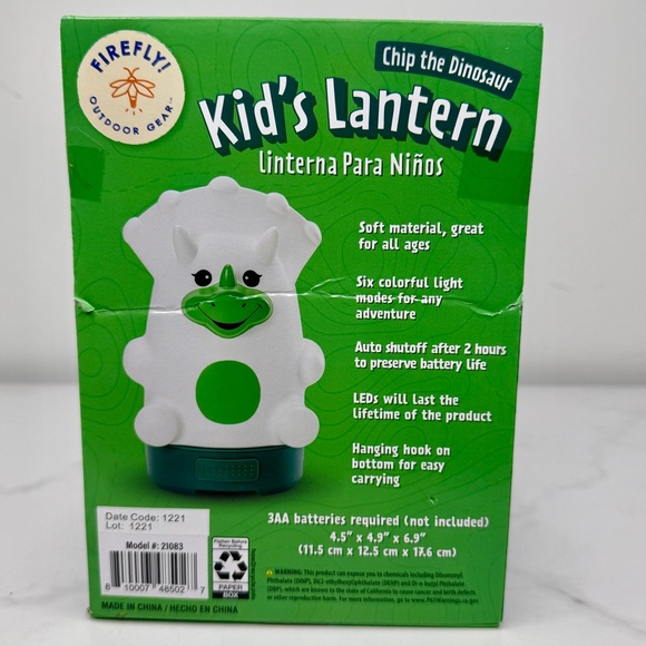 Outdoor Gear Equipment LED Camping Lantern Kids DINOSAUR - Picture 11 of 12